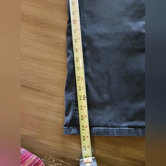 Westbound Womens 14 Short Black Jeans/Pants Pull On Style Faded Black/Charcoal - Picture 7 of 9